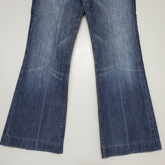 7 for all mankind DOJO Straight Mid Flare Jeans - Picture 2 of 6